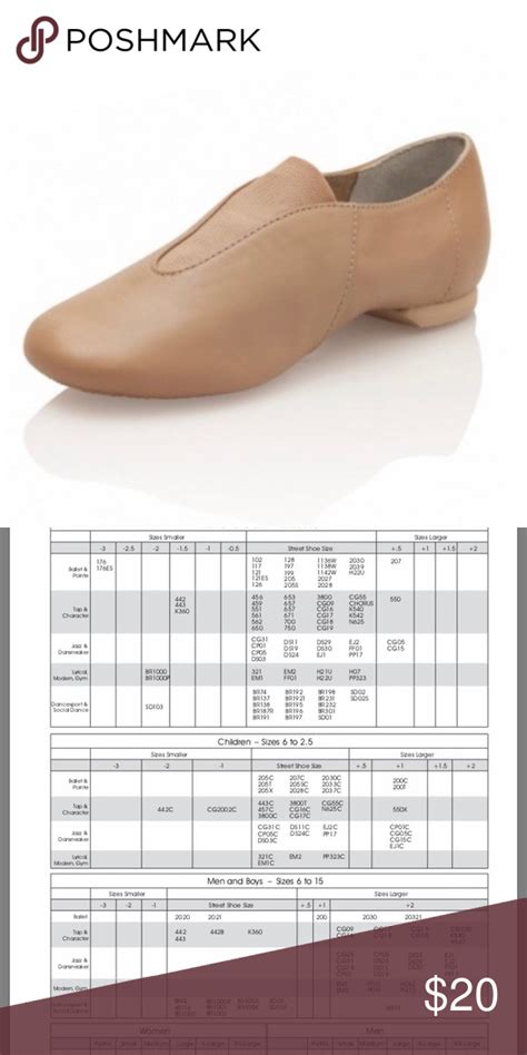 capezio jazz shoes size guide|capezio size guide.